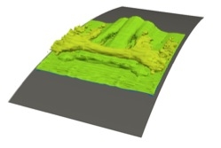 Formation of secondary flow structures and interactions of a finite-span synthetic jet